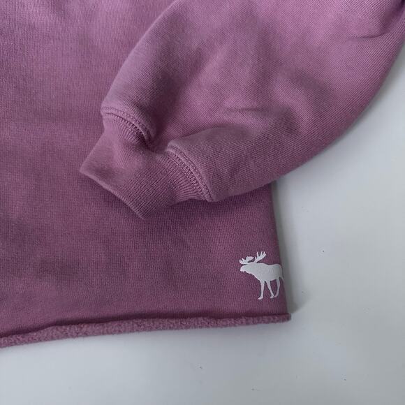 Abercrombie Kids Pink Open Back Sweatshirt Size 11/12 - Picture 2 of 4